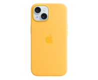 Apple Silikonowe etui z MagSafe iPhone 15 promienne - 1228545 - zdjęcie 1