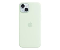 Apple Silikonowe etui z MagSafe iPhone 15 Plus miętowy - 1228550 - zdjęcie 1