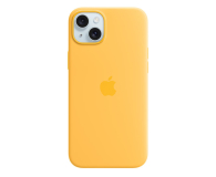 Apple Silikonowe etui z MagSafe iPhone 15 Plus promienne - 1228549 - zdjęcie 1