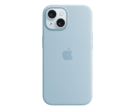 Apple Silikonowe etui z MagSafe iPhone 15 jasnoniebieskie - 1228547 - zdjęcie 1