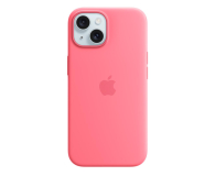 Apple Silikonowe etui z MagSafe iPhone 15 różowy - 1228544 - zdjęcie 1
