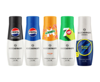 SodaStream Zestaw syropów Mirinda + 7Up + Pepsi + Pepsi MAX + Energy