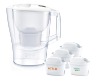 Brita Zestaw dzbanek ALUNA MAXTRA PRO + 3 wkłady Maxtra+ Hard - 1260616 - zdjęcie 1