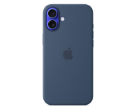 Apple Silikonowe etui MagSafe do iPhone 16 Plus denim - 1278599 - zdjęcie 1
