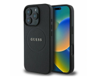 Guess Grained Ring do iPhone 16 Pro czarny - 1279170 - zdjęcie 1