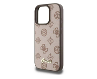 Guess Peony Script Logo do iPhone 16 Pro Max brązowy - 1278289 - zdjęcie 2