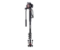 Manfrotto Monopod Video XPRO 4 sekc. + głowica 500PLONG - 1282639 - zdjęcie 3
