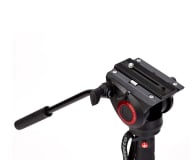 Manfrotto Monopod Video XPRO 4 sekc. + głowica 500PLONG - 1282639 - zdjęcie 5