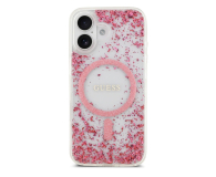 Guess Resin Bottom Glitter MagSafe do iPhone 17 różowy - 1365567 - zdjęcie 2