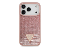 Guess Rhinestone Triangle Logo do iPhone 17 Pro różowy - 1365573 - zdjęcie 2