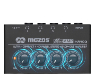 Mozos HA400 4-kanałowy wzmacniacz słuchawkowy - 1370681 - zdjęcie 3