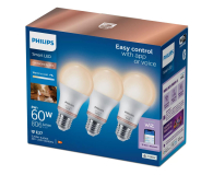 Philips Smart 3x Żarówka E27 LED Tunnable White 60W A60 - 1367372 - zdjęcie 2