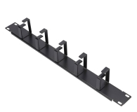 ExtraLink Organizer kabli Typ B 19" 1U (czarna) - 1323262 - zdjęcie 1