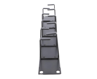ExtraLink Organizer kabli Typ B 19" 1U (czarna) - 1323262 - zdjęcie 4