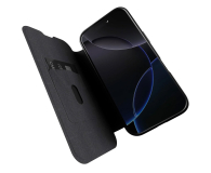 Puro Book Mag MagSafe z klapką i schowkiem na karty do iPhone 16 - 1346234 - zdjęcie 3