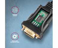 Axagon ADS-1PQN, USB-A 2.0 - RS-232 DB9-M FTDI adapter / kabel 1.5m - 1353394 - zdjęcie 3