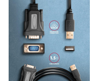 Axagon ADS-1PQN, USB-A 2.0 - RS-232 DB9-M FTDI adapter / kabel 1.5m - 1353394 - zdjęcie 2
