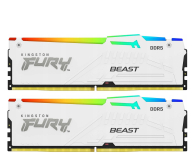 Kingston FURY 32GB (2x16GB) 6000 CL36 Beast RGB Biały - 1353099 - zdjęcie 1