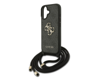 Guess 4G Big Logo Cord Stap Crossbody do iPhone 17 czarny - 1365470 - zdjęcie 4