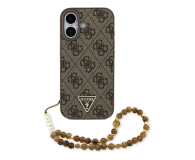 Guess 4G Strap Triangle Logo MagSafe do iPhone 17 brązowy - 1365510 - zdjęcie 1