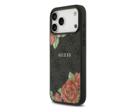 Guess 4G Flowers Print MagSafe do iPhone 17 Pro czarny - 1365496 - zdjęcie 4