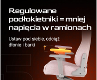 SMX Fotel gamingowy Ararat różowy - 1308832 - zdjęcie 5