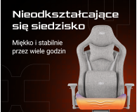 SMX Fotel gamingowy Ararat jasny szary - 1308833 - zdjęcie 3