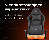 SMX Fotel gamingowy Ararat ciemny szary - 1308834 - zdjęcie 3