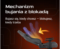 SMX Fotel gamingowy Ararat ciemny szary - 1308834 - zdjęcie 4