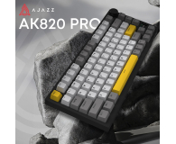 Ajazz AK820 Pro Flying Fish Switch Black Gray Yellow RGB - 1536362 - zdjęcie 4