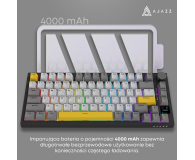 Ajazz AK820 Pro Flying Fish Switch Black Gray Yellow RGB - 1536362 - zdjęcie 12