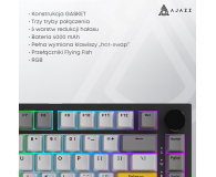Ajazz AK820 Pro Flying Fish Switch Black Gray Yellow RGB - 1536362 - zdjęcie 14