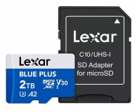 Lexar 2TB microSDXC Blue Plus UHS-I A2 V30 - 1539420 - zdjęcie 1