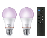 Philips Smart żarówka 60W A60 E27 2 szt. + Pilot - 1541405 - zdjęcie 2