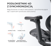Sihoo DORO C300L Mesh czarny - 1542354 - zdjęcie 8