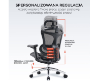 Sihoo DORO C300L Mesh czarny - 1542354 - zdjęcie 9