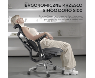 Sihoo DORO S100 Mesh czarny - 1542250 - zdjęcie 4