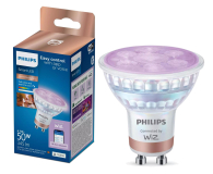 Philips Inteligentna Żarówka LED GU10 RGB Reflektor 50W 2200-6500K - 1544203 - zdjęcie 1