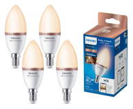 Philips Smart żarówka 40W C37 E14 4 szt. - 1541407 - zdjęcie 1