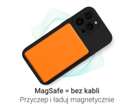 Silver Monkey Smart 5 000 mAh MagSafe UltraSlim 3w1 Kosmiczny pomarańcz - 1487198 - zdjęcie 5
