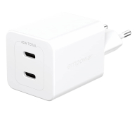 PanzerGlass empower Turbo 45W 2 x USB-C Silver White - 1546800 - zdjęcie 1