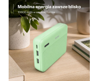 Hama POWER PACK POCKET 10 10000 mAh 2X USB-A ZIELONY - 1548509 - zdjęcie 4