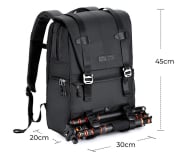 K&F Concept Urban Wander 20 l - czarny - 1550455 - zdjęcie 4