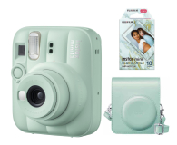 Fujifilm Instax Mini 13 zielony (wkłady + pokrowiec) - 1568790 - zdjęcie 1
