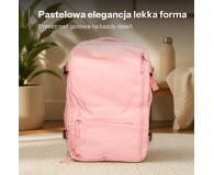 ExtraLink Black Forest by KM03 Różowy podręczny kabinowy + kosmetyczka - 1570050 - zdjęcie 7