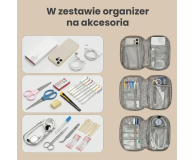 ExtraLink Black Forest by KM02 Beżowy kabinowy podróżny + kosmetyczka - 1570053 - zdjęcie 4
