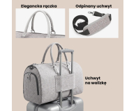 ExtraLink Black Forest by KM05 Torba Podróżna rozkładana + kosmetyczka - 1570054 - zdjęcie 4