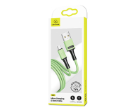 USAMS Kabel U52 microUSB 2A Fast Charge 1m zielony - 1569093 - zdjęcie 2