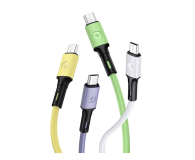 USAMS Kabel U52 microUSB 2A Fast Charge 1m zielony - 1569093 - zdjęcie 3