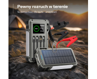 ExtraLink POWERBANK SOLARNY 12000MAH JUMP STARTER 1500A LAMPA LATARKA - 1570058 - zdjęcie 2